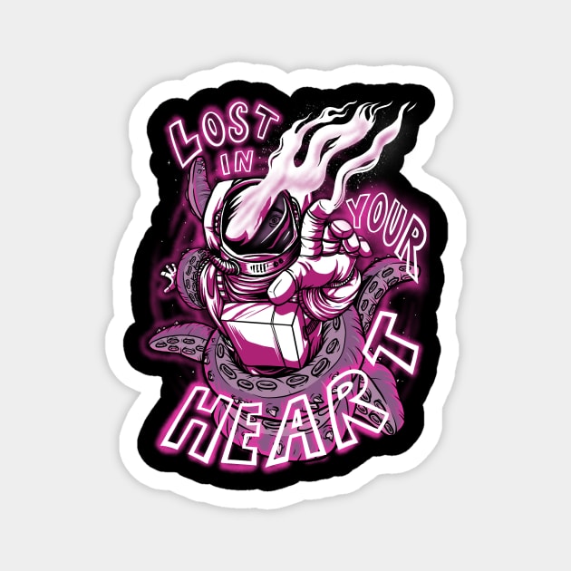 LOST IN YOUR HEART Magnet by Otpirusthree merch