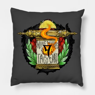 Nine Divines Taco Cart Pillow