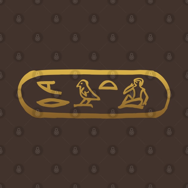 Love in Ancient Egyptian Hieroglyphics by hybridgothica