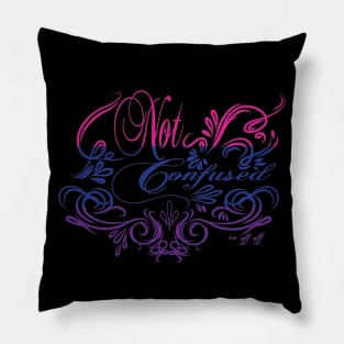 Bisexual is Not Confused Pillow