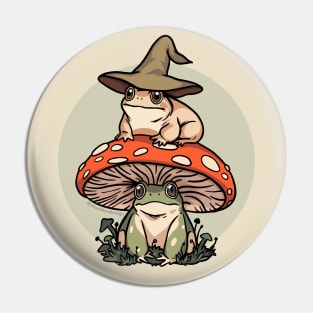 Witchy Frogs Pin