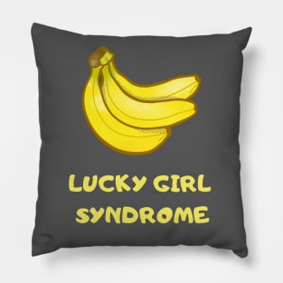 Luck Girl Bananas Pillow