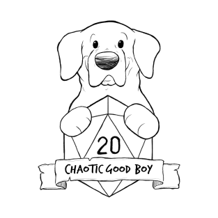 Smaller Print - Chaotic Good Boy T-Shirt