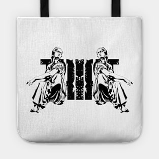 Chilling Goddess Art Tote