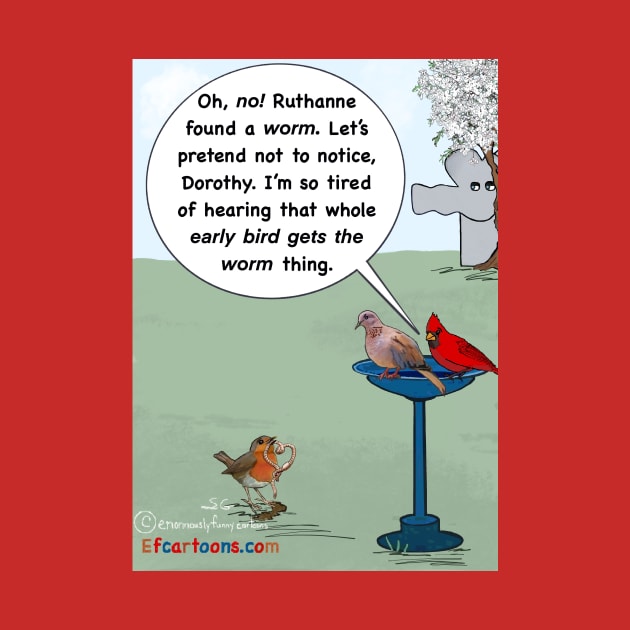 Bird bragging by Enormously Funny Cartoons