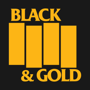 Black & Gold Flag T-Shirt