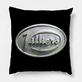 Villiers vintage motorbike engine logo Pillow