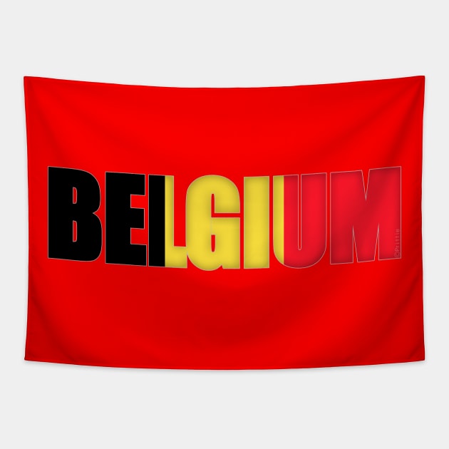 Belgium Belgique Tapestry by SeattleDesignCompany