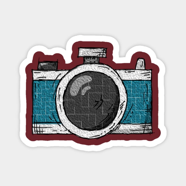 Camera Magnet by whatwemade