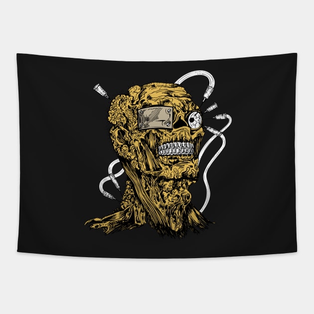 Zombie Alive Tapestry by JakeRhodes