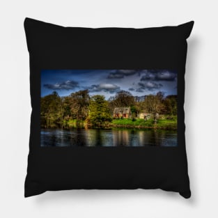 Cottage Along The River Tyne At Hexham Pillow