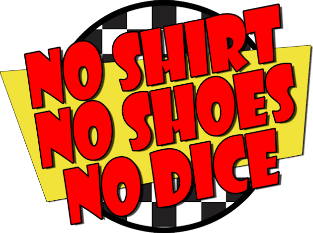 No Shirt, No Shoes, No Dice - Fast Times Style Logo Kids T-Shirt by RetroZest
