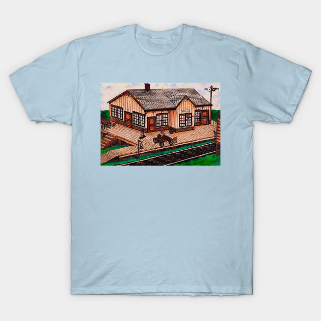 Disover Abandoned Train Station - Train Station - T-Shirt