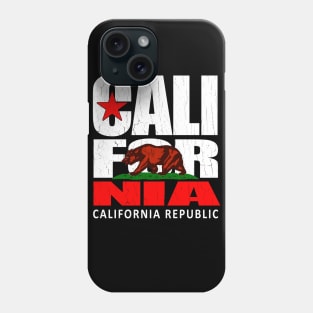 California Republic (vintage distressed look) Phone Case