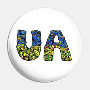 Ukraine UA Pin