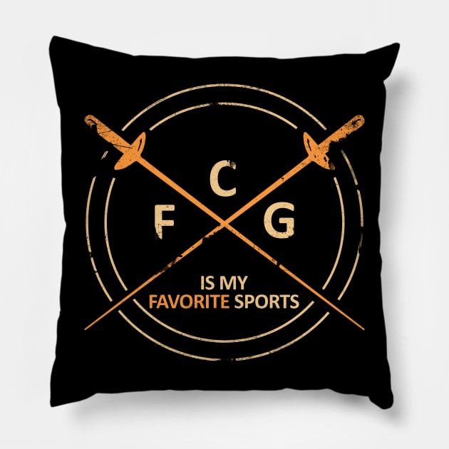 fencing Pillow by Circle Project