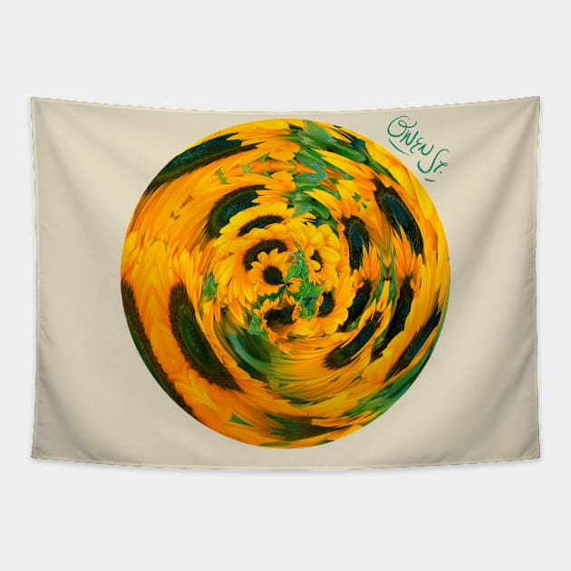 Sunflowered Tapestry by Owen St Merch