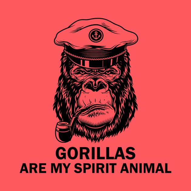 Gorillas are my spirit animal by BeDesignerWorld