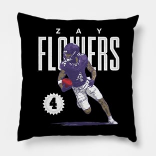 Zay Flowers Baltimore Card Pillow