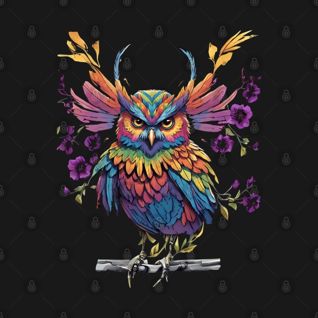 great colorfull owl by dodolanlaku