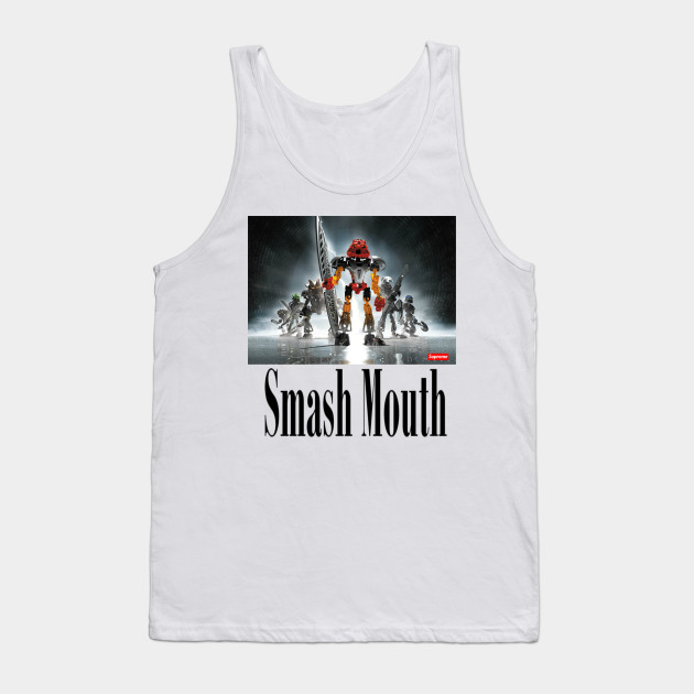 Smash Mouth X Supreme X Bionicles Bionicles Supreme Smashmoth Meme Joke Tank Top Teepublic