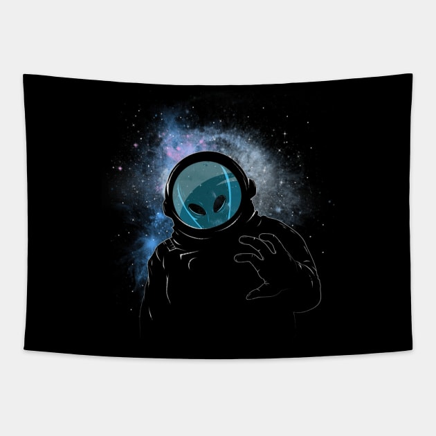 Ancient Astronaut Tapestry by ZarenBeck