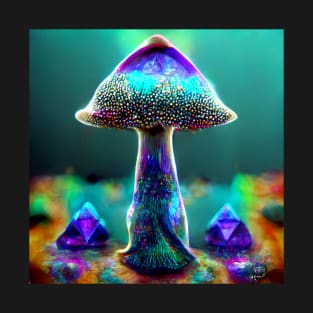 Magic Mushrooms From Another Dimension T-Shirt