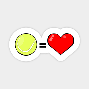 Tennis Is Love Magnet