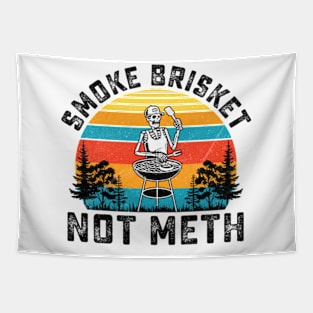 SMOKE BRISKET NOT METH Tapestry