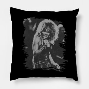 Tina turner // Retro Poster Pillow