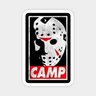 Camp Jason Voorhees Vintage Magnet