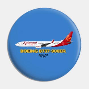 Boeing B737-900ER - SpiceJet Pin