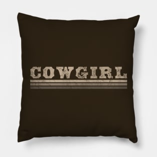 Cowgirl Vintage Western Pillow