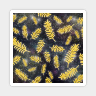 Golden Fern Magnet