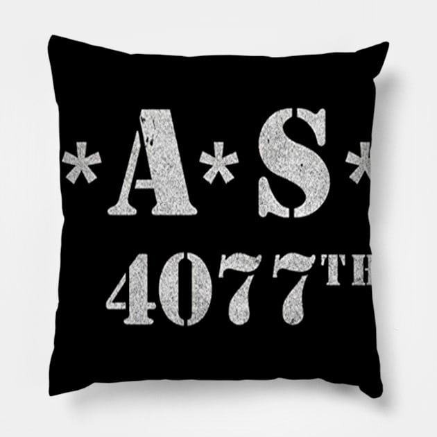 M.A.S.H. Series Fan Souvenir Distressed Pillow by KittleAmandass