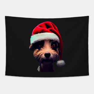 Christmas Funny dog Tapestry