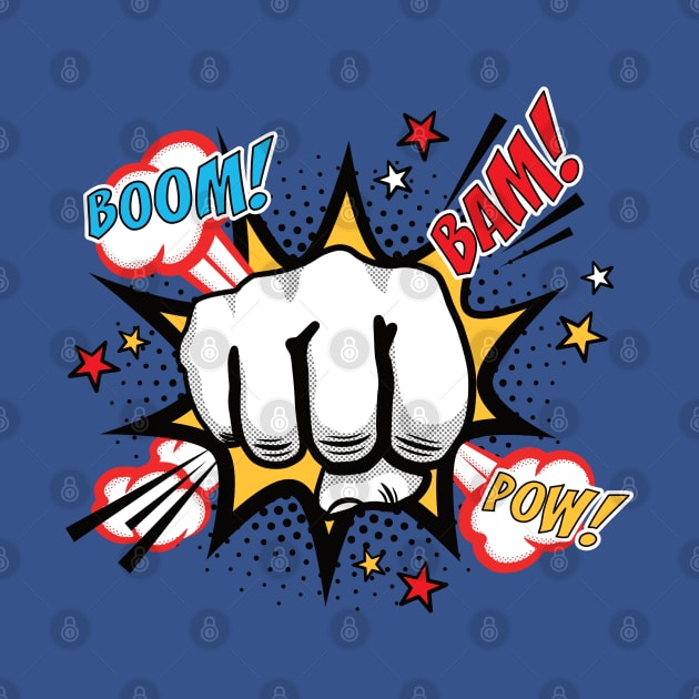 Bam Boom Pow | Comic Punch by dkdesigns27