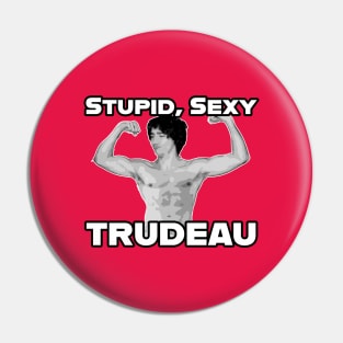 Stupid, Sexy Trudeau Pin