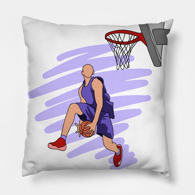 Slam Dunk Pillow by BarnawiMT