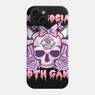 Anti Social Goth Gang I Anime Manga Kawaii print Phone Case