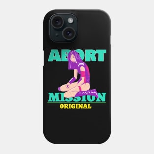 Abort mission Aesthetic Anime girl Phone Case