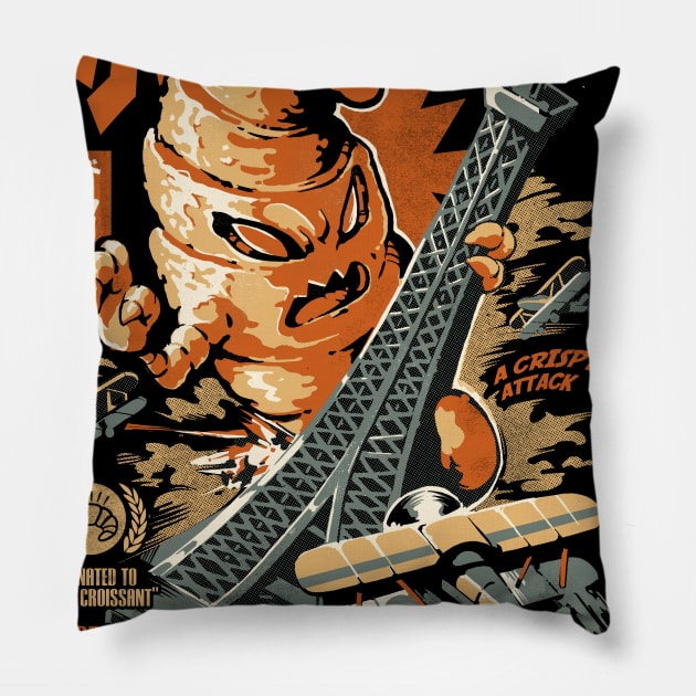 The Kaijussant Pillow by Ilustrata