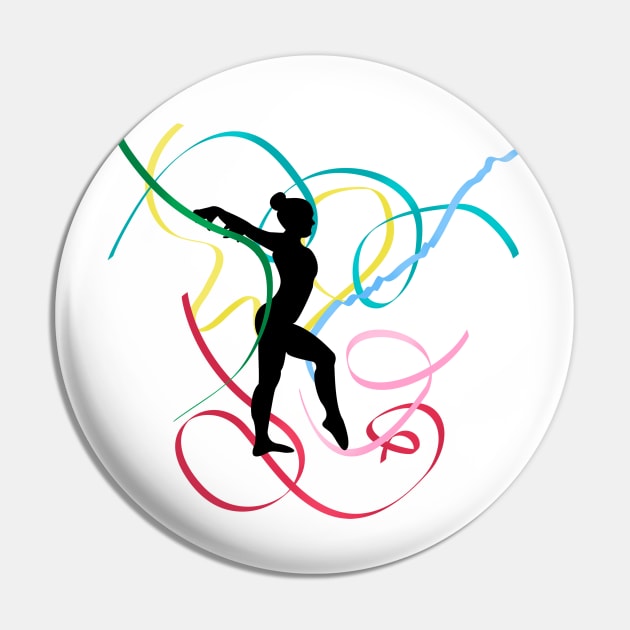 Ribbon Dancer Pin by laurie3