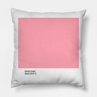 pantone Red 0331 C Pillow