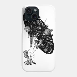 Space unicorn Phone Case