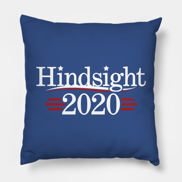 Hindsight 2020 Pillow by DCLawrenceUK