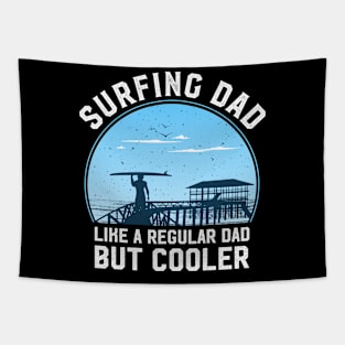 Surfing Dad Like A Regular Dad But Cooler Tapestry