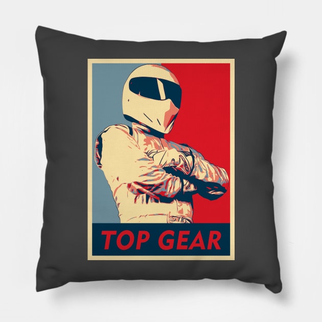 Helmet Guy On Top Pillow by Girladies Artshop