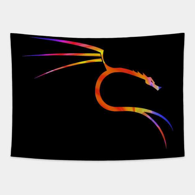 Kali Linux - Abstract Colours Tapestry by cryptogeek