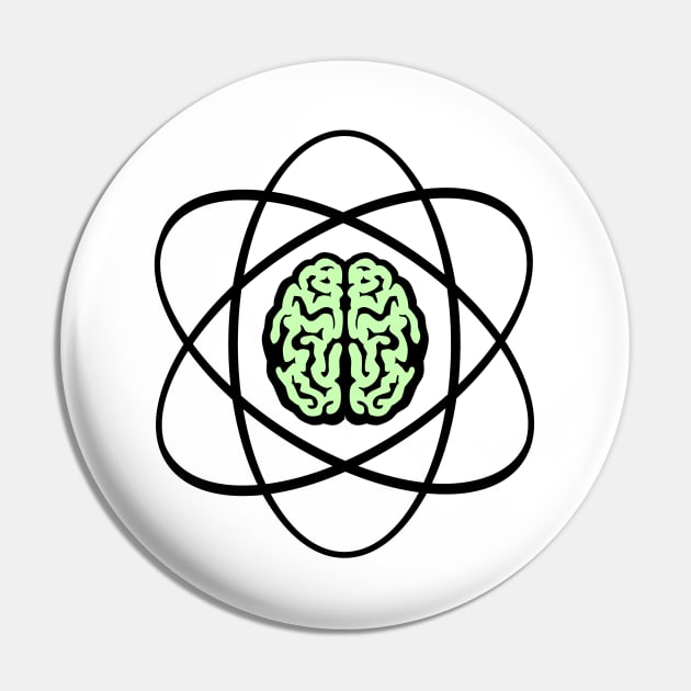 Atomic Nucleus Brain Core Pin by hardwear